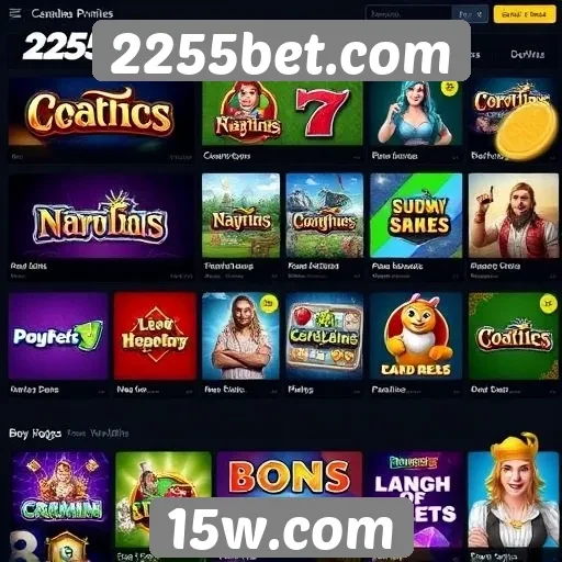 Comparativo de jogos disponíveis no 2255bet